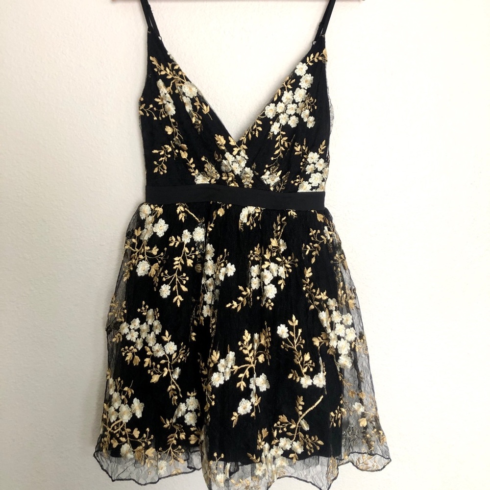 Express embroidered dress.